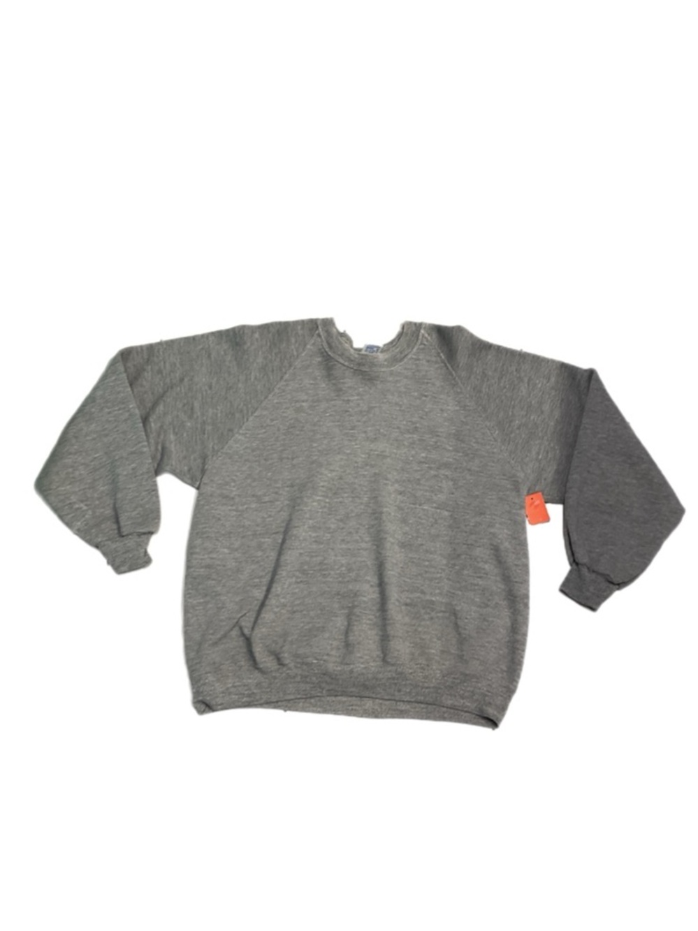 Vintage 80s Jerzees USA Gray Blank Crewneck Sweatshirt